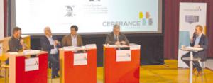 De gauche à droite : David Thomas, Franck Sprecher, Guillaume Pitron, Pascal Coste et Michel Bleze-Pascau.