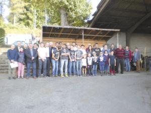 La remise des prix.