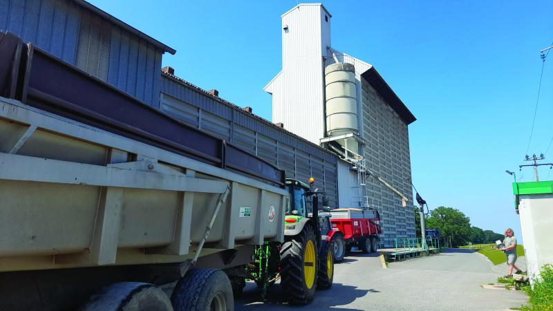 Le record de tonnage journalier battu le 23 juillet avec plus de 20 000 tonnes rentrées en 24h sur les silos Ucal.