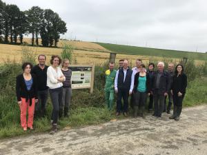 Le comité de pilotage avec ses élus et techniciens du syndicat de la Vallée du Blavet