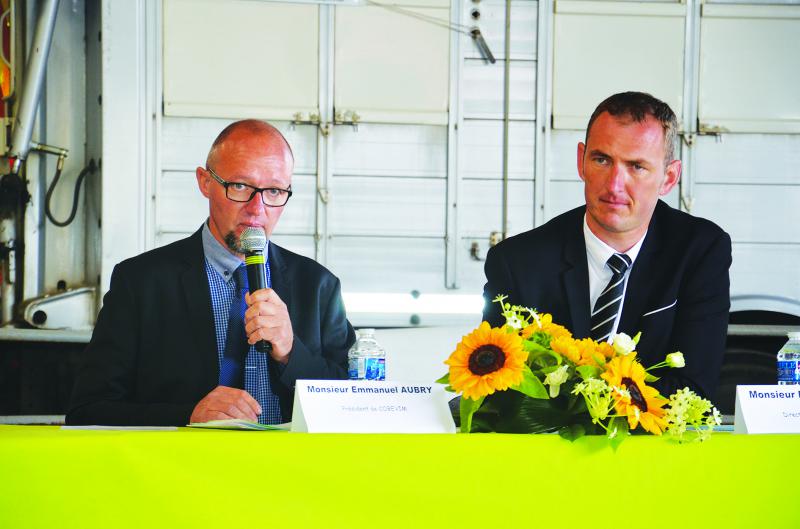 Emmanuel Aubry, Président Cobevim et David Thenail, Directeur. Le marché ovin au premier trimestre 2018 est très porteur, contrairement à la même période l’année précédente.