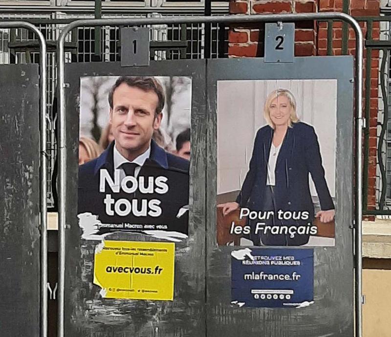 Les derniers dés sont lancés avant le second tour de l'élection présidentielle qui oppose le sortant Emmanuel Macron à Marine Le Pen.