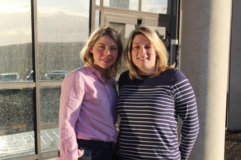 Gwenaëlle Desrumaux, secrétaire générale, et Anaïs Lucien, présidente, forment le nouveau duo féminin de JA 60.