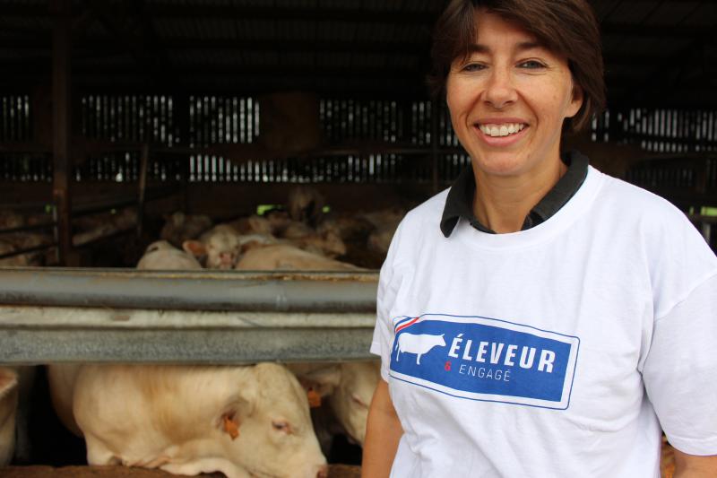 Alice Avisse-Bahu, présidente de la section viande bovine de la FDSEA 60