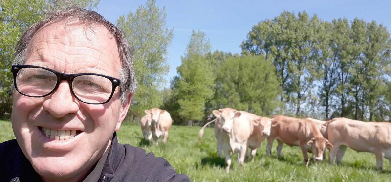 Freddy Bertin : «Le maintien de l’élevage un enjeu économique et environnemental : les prairies sont essentielles à la préservation de la biodiversité et de nos paysages. C’est le genre de message à faire passer lors des journées Made in viande.»