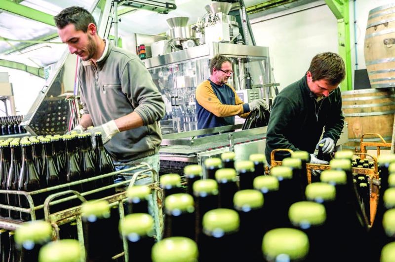 Au premier trimestre 2017, la production de boissons a fortement augmenté en volume sur un an, grâce notamment au champagne.
