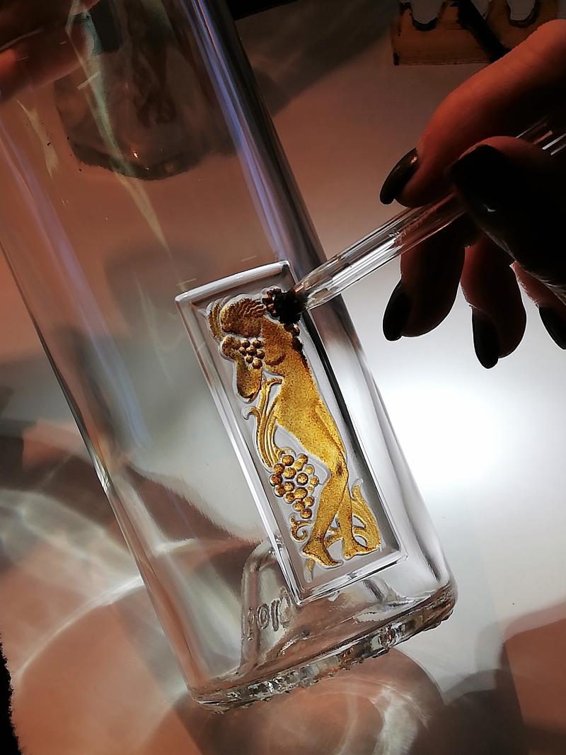 Bouteille Lalique. © Pauline Garaude