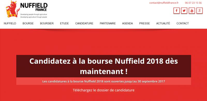 Les candidatures pour les bourses Nuffield sont à renvoyer avant le 30 septembre.