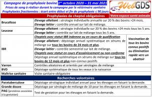La première page du DAP récapitule les analyses à effectuer, elle est à signer par vous-même et votre vétérinaire. Sur les sangs de prophylaxie, au-delà des obligations (brucellose, leucose, IBR et varron), d’autres recherches volontaires peuvent être effectuées (paratuberculose, sérologie grande douve, PAG…). Le maintien en sérothèque (12 mois) par le LDA permet de rattraper un oubli, contactez-nous pour tout besoin.