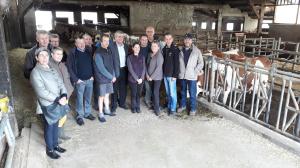 Mont Lait a présenté son nouveau produit au Gaec de la Bousse, dans le Puy-de-Dôme, où les trois associés ont rejoint l’APLM en 2016.
