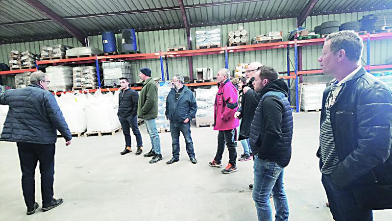 Le groupe Barrois a visité la SARL AUBRY.