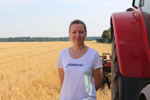 Elodie Germain Van Butsele, agricultrice à Orry-la-Ville.