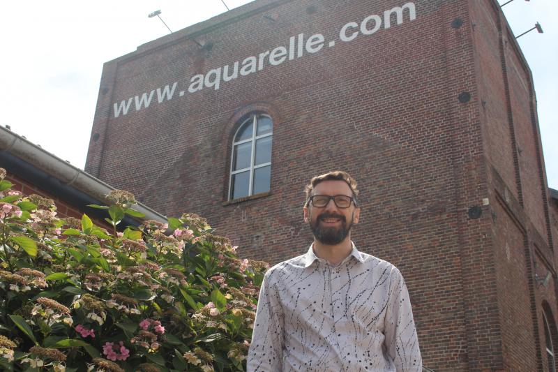 Mehdi Adem, responsable de la production d’Aquarelle.
