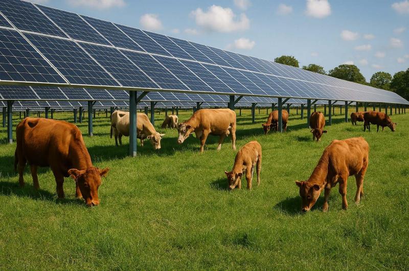 La charte encadre les pratiques de l'agrivoltaïsme.
