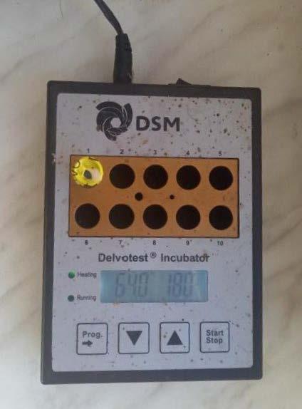 Le Delvotest est utilisé pour détecter les inhibiteurs dans le lait.