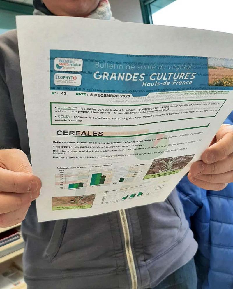 Le bulletin de santé du végétal tel qu’on le connait aujourd’hui est peut être
en train de vivre ses derniers moments.