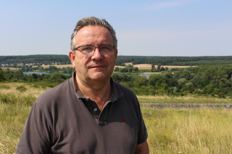 Gilles Bollé, ancien président de la section Picardie ouest de Téréos, à Chevrière dans l'Oise