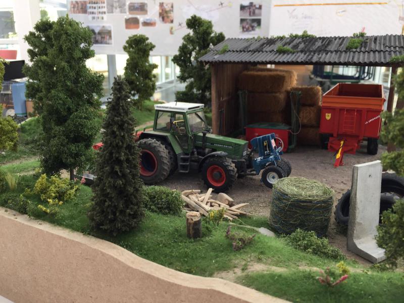 Des miniatures fusionnent très bien avec l'agriculture. (© Agence de presse)