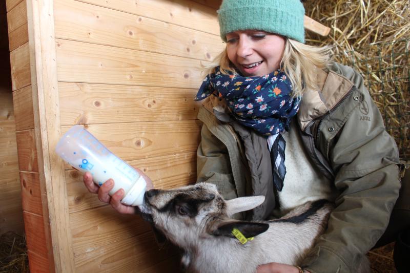 Périnne André chouchoute tous les animaux recueillis.