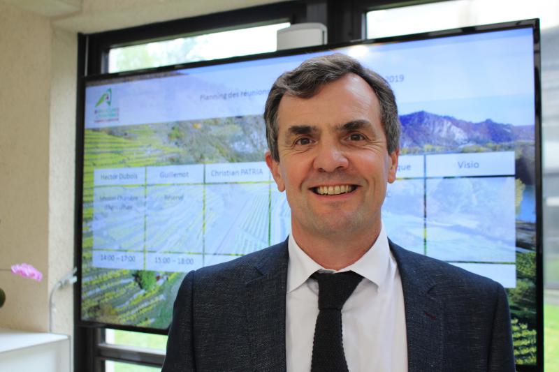 Hervé Ancellin, président de la chambre de l'Agriculture de l'Oise.