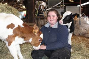 Morgane Couvreur, install&eacute;e en &eacute;levage laitier et endives.