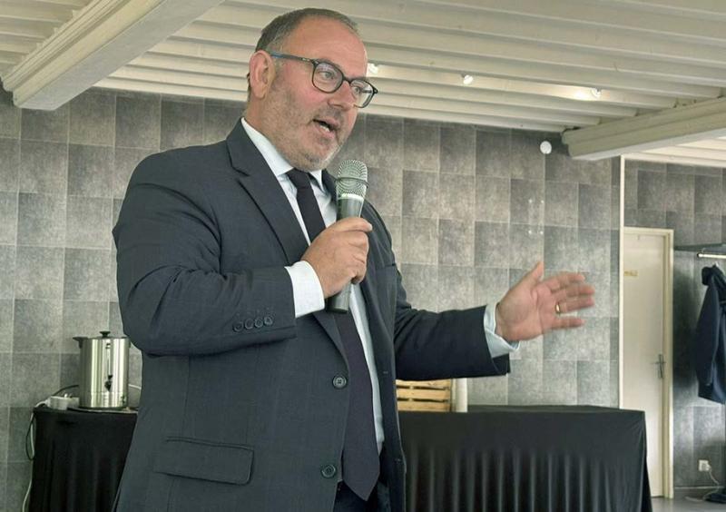 Le sénateur de la Haute-Loire, Laurent Duplomb, à l’initiative de la proposition de loi visant à lever les contraintes au métier d’agriculteur.