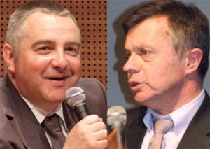 Christophe Buisset à gauche et Jean-Bernard Bayard à droite.