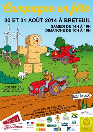 affiche campagne en fêtes