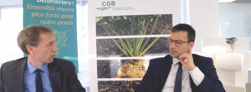 Franck Sander et Pierre Rayé ont dressé un premier bilan de la campagne 2020 avant d’esquisser des pistes de revalorisation de la production betteravière pour les planteurs.