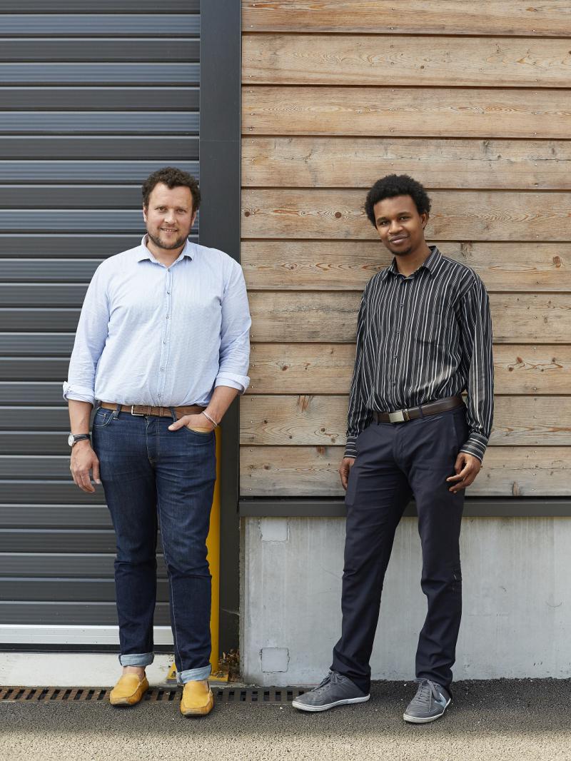 Thibaut de Saint-Denis et Birome Holo Ba, fondateurs de Biosco.