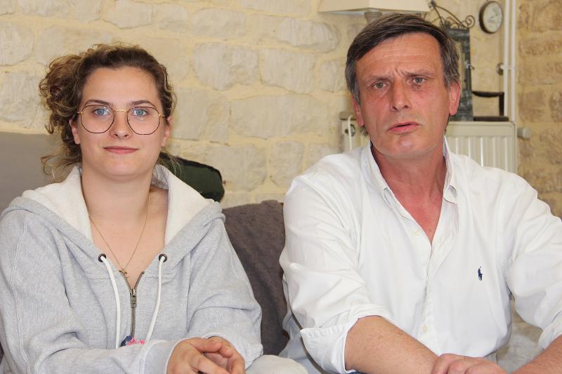 Marc Buon et sa fille Julie.