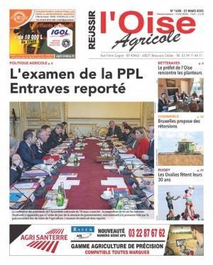 La couverture du journal L'Oise Agricole n°1627 | mars 2024 