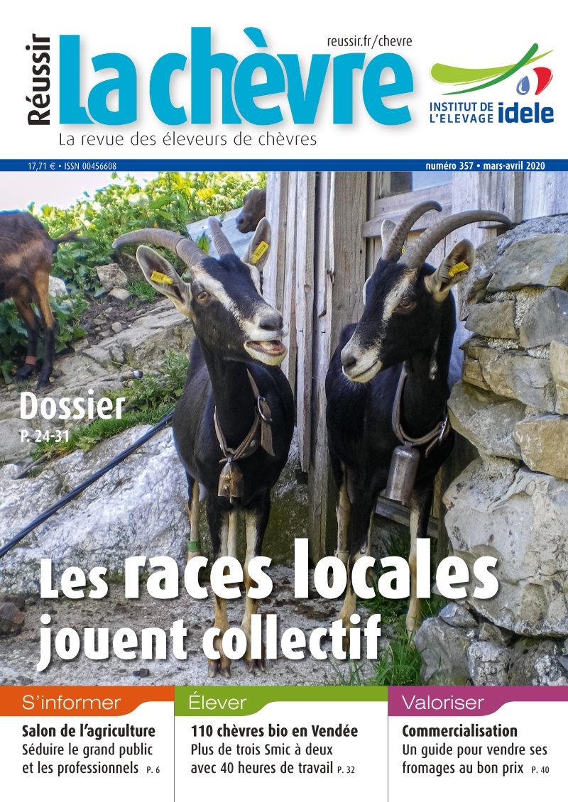 La couverture de la revue Réussir La chèvre
